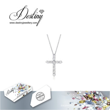 Destiny Jewellery Crystal From Swarovski Necklace Cross Pendant